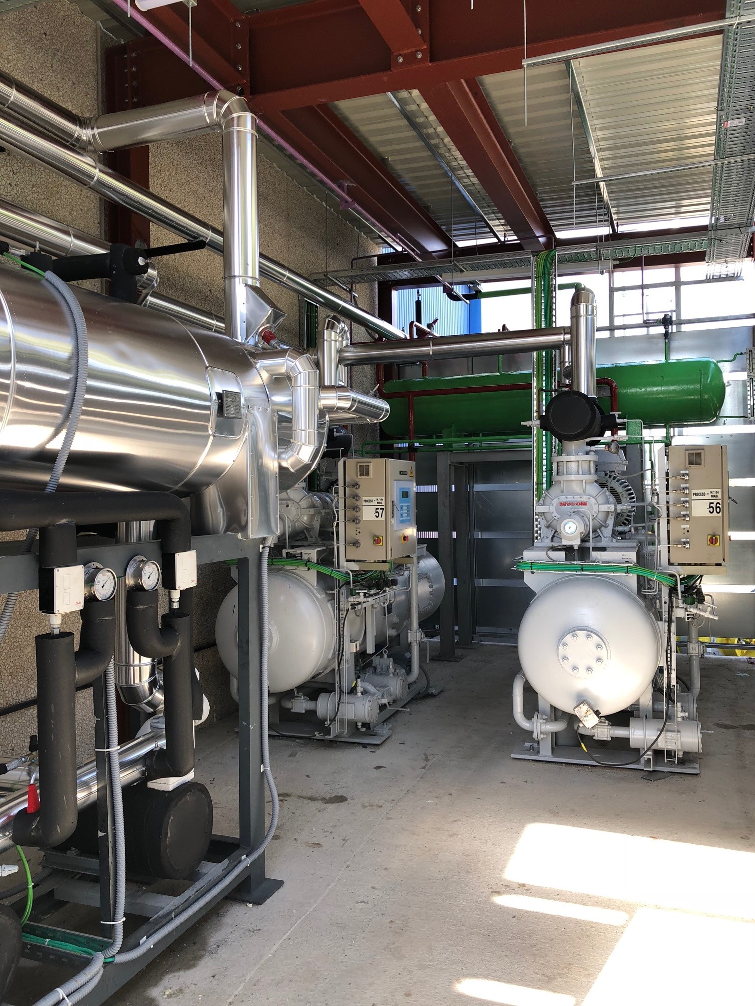 Sala de máquinas inundados